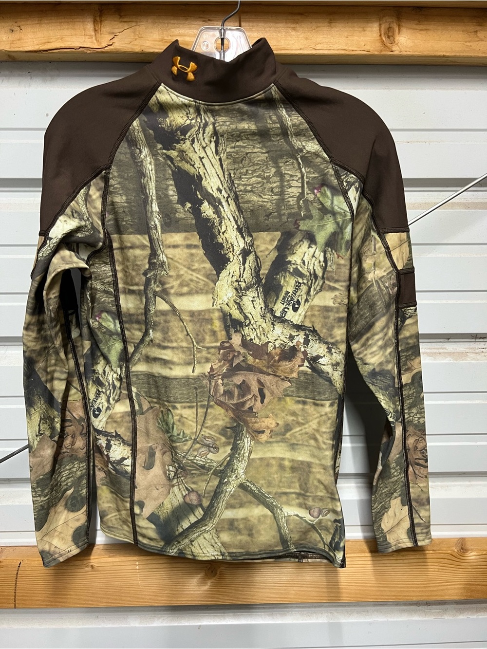 Under Armour Youth Brown Camo Performance Hoodie